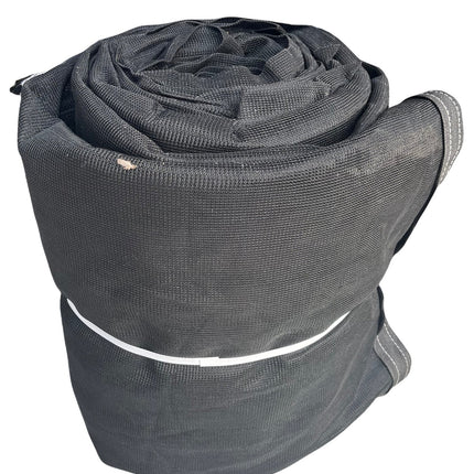 12' x 48' Black Mesh Grass Tarp – Made in USA