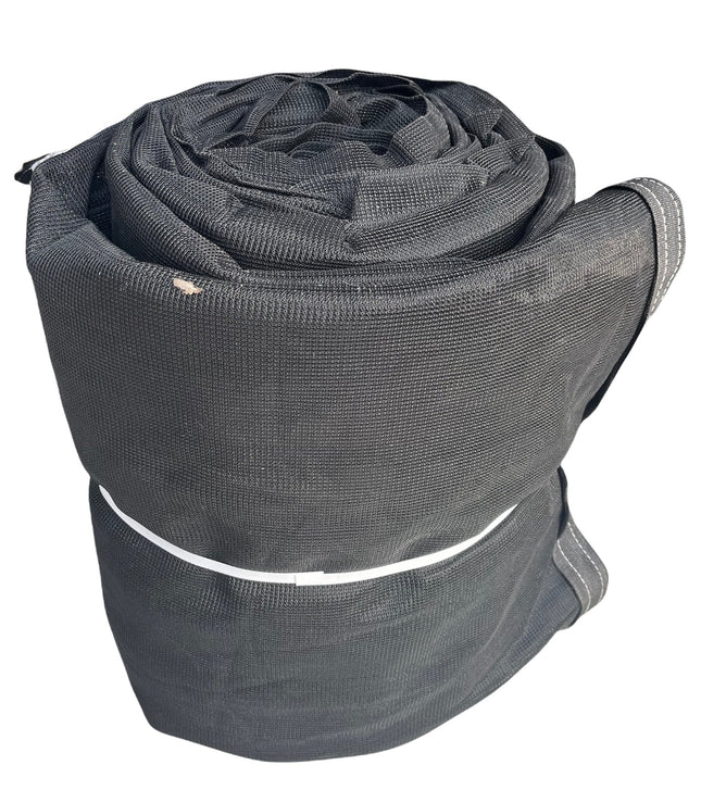 12' x 48' Black Mesh Grass Tarp – Made in USA
