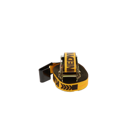 Kinedyne 2" x 30' Flat Hook Ratchet Strap — 3,335 Lbs WLL | Heavy Duty Tie Down