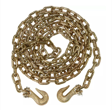 Elohim USA 5/16" x 20' Grade 70 Transport Chain with Clevis Grab Hook