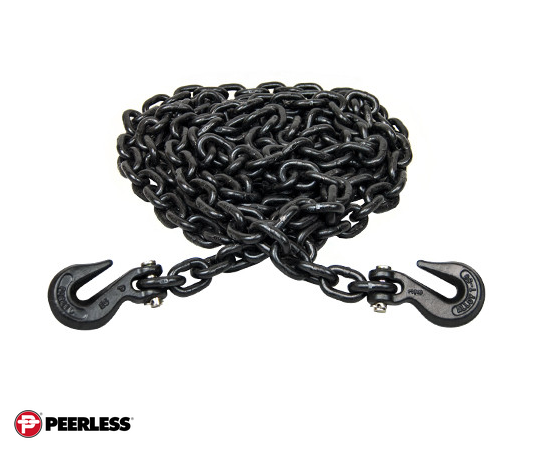 Peerless 3/8" x 20 ft Grade 100 Tie Down Chain Made in USA