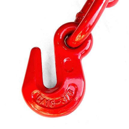 Elohim/Stark 5/16"-3/8" Lever Chain Binder — 5,400 Lbs WLL | Red