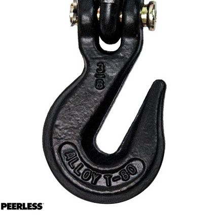 Peerless 3/8" x 20 ft Grade 100 Tie Down Chain Made in USA