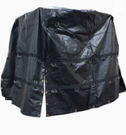 6' x 6' 14oz Vinyl Coil Tarp | Made in USA with American Materials